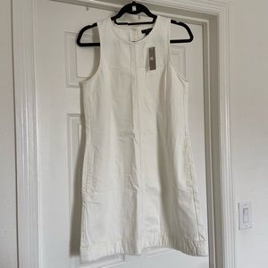 NWT J.Crew White Denim Shift Dress